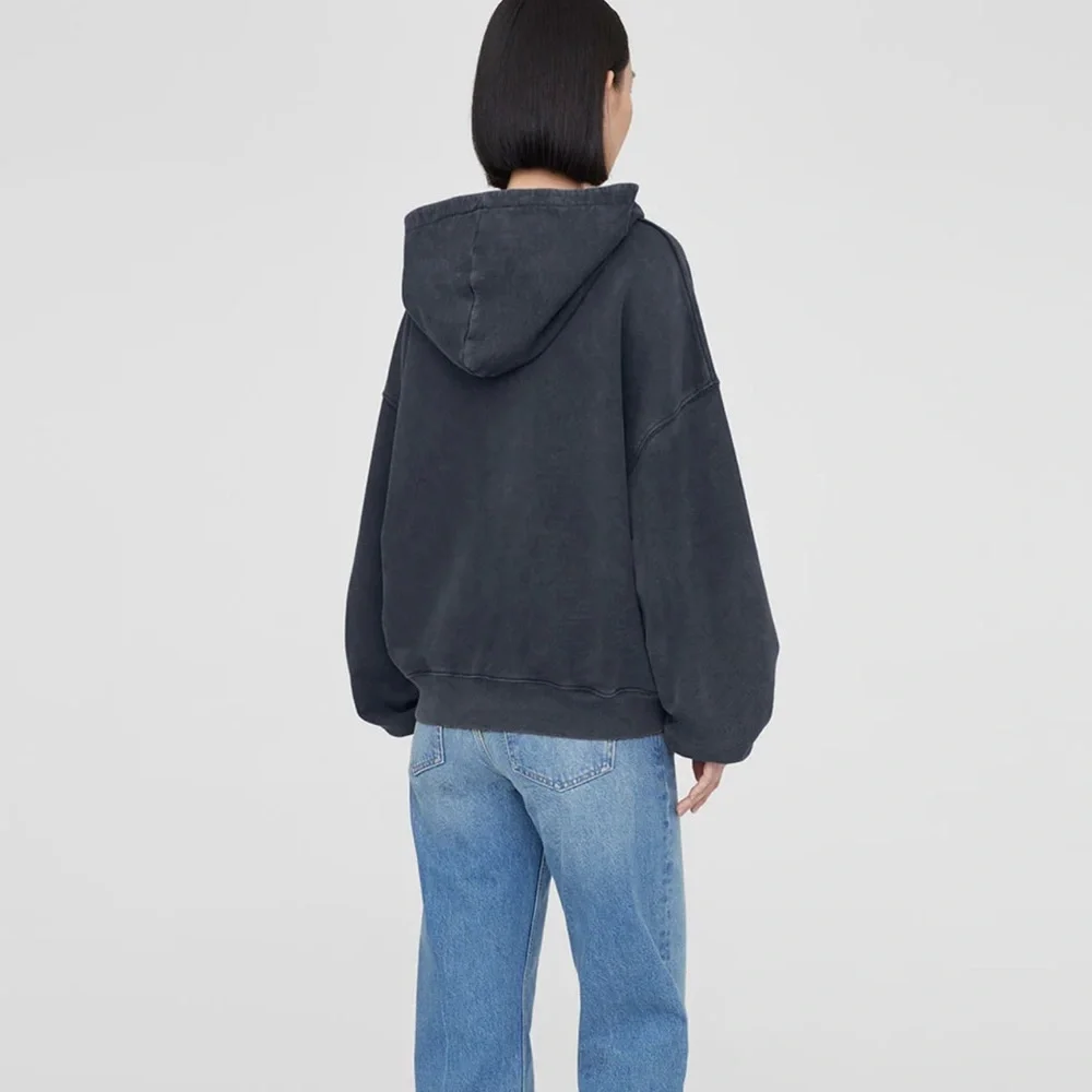 Anine Bing Black Graphic Hoodie - Picture 3 of 7